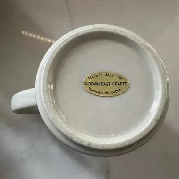 Vintage Ceramic Pelican Coffee Mug Down East Crafts-Yarmouth ME Made In Japan - Picture 4 of 4